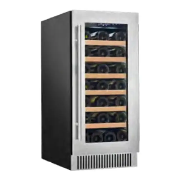 Constant Temperature 740L 316 Bottles Glass Door Bar Cabinet Built In Wine Cooler Fridge Refrigerator