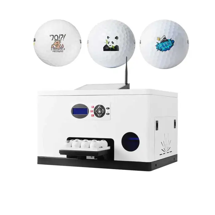 Sunika Professional Manufacturer Long Service Life Golf Ball Printing Machine A5 Inkjet UV Flatbed Printer