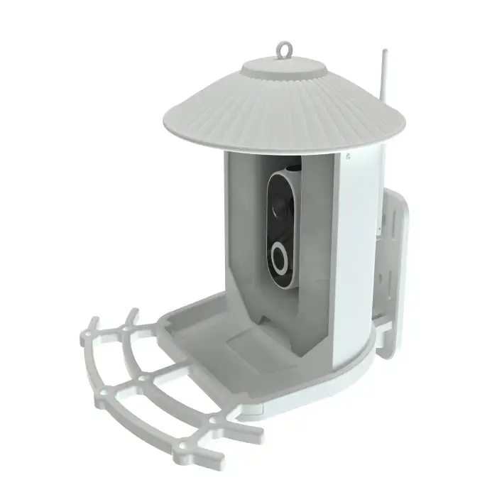 Solar-Powered AI Smart Bird Feeder 1080p HD Home Security IP Camera for Species Tracking and Surveillance for Bird Lovers