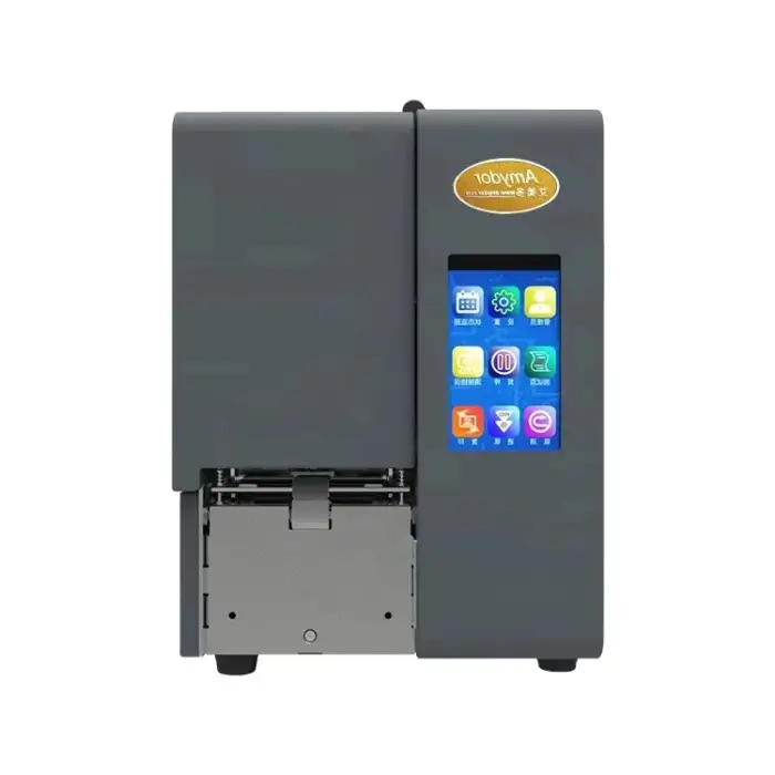 AMD41F Digital Business Cards Hot Stamping Machine Business Card Printer for Garment Tags Printing