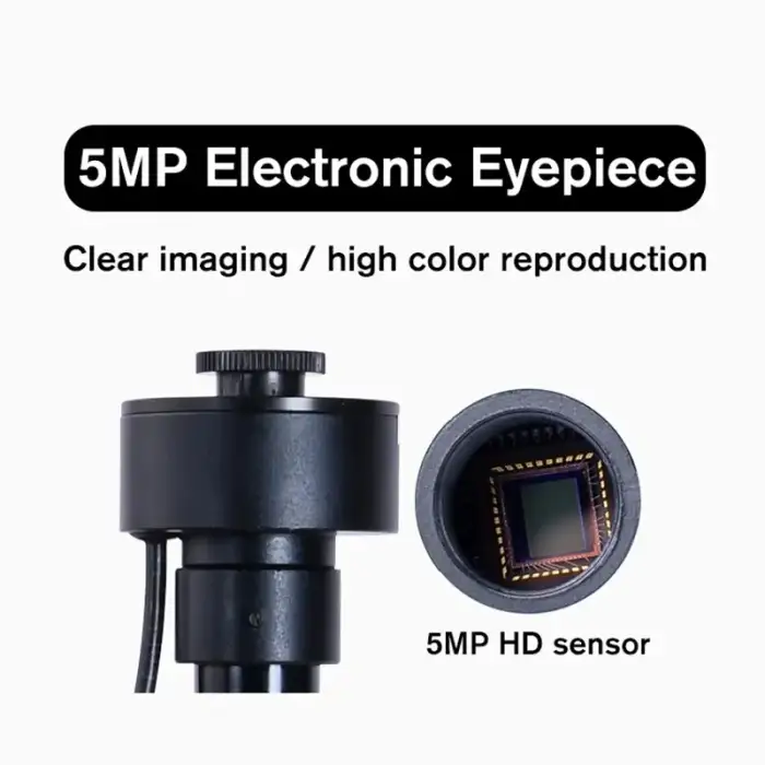 7-Inch LCD Professional Sperm Digital Microscope Electronique Monocular Binocular Biological Lab 5MP LED USB Digital Microscope