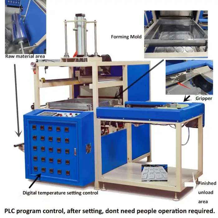 ABS Acrylic Vacuum Forming Thermoforming Machine