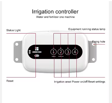 8 Garden Automatic Irrigation System Smartphone Remote Timing WiFi Automatic Drip Irrigation Controller Sprinkler