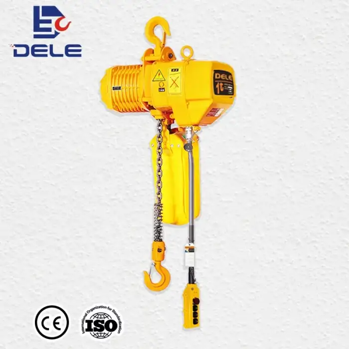 Electric Hoists Manufacturers Electric Lifting Crane 1 Ton Electric Chain Hoist and Chain Hoist