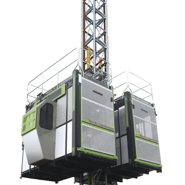 200M Building Hoist 2T Construction Elevator And Passenger Material Hoist