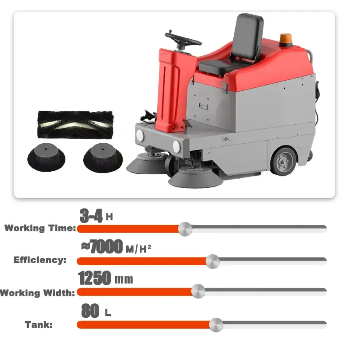 Magwell PB155 Industrial Floor Cleaning Machine – High-Efficiency Sweeper