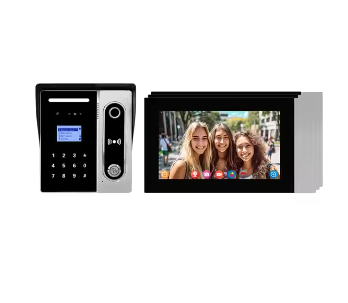 Wired Video Doorbell 5 In 1 With Tuya App Remote Unlocking Home Video Door Intercom Entry System