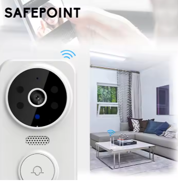 SAFEPOINT HSL001 Tuya Home Security Wireless Ring Doorbell Video Smart WiFi Doorbell with Camera Intercom Wireless Door bell