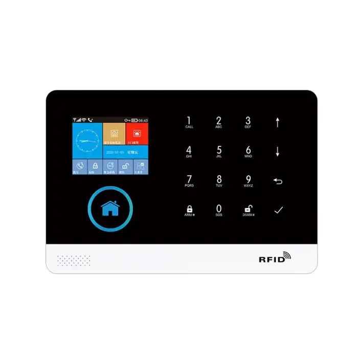 2.4" Touch Screen Tuya WiFi 4G Smart Home Security Alarm System Kit