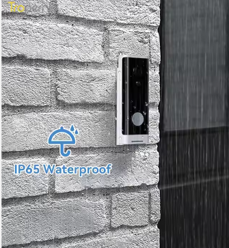 Waterproof IP65 Smart Security Tuya Wifi Wireless Visual Ring Video Doorbell Camera For Home