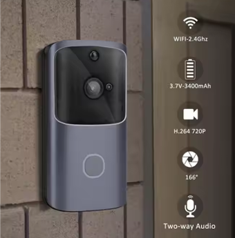 M10 Life Video Doorbell Smart Wireless Camera Home Intercom IP Camera with Monitor Remote Ring Door Bell Camera