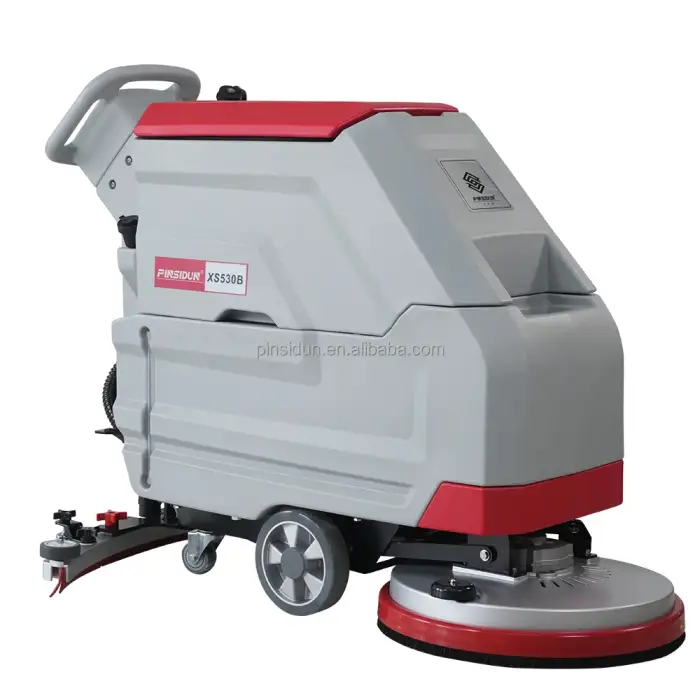 Floor clean scrubber walk behind floor scrubber