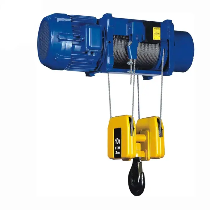 1 Ton 6m CD Wire Rope Hoist with Remote Control