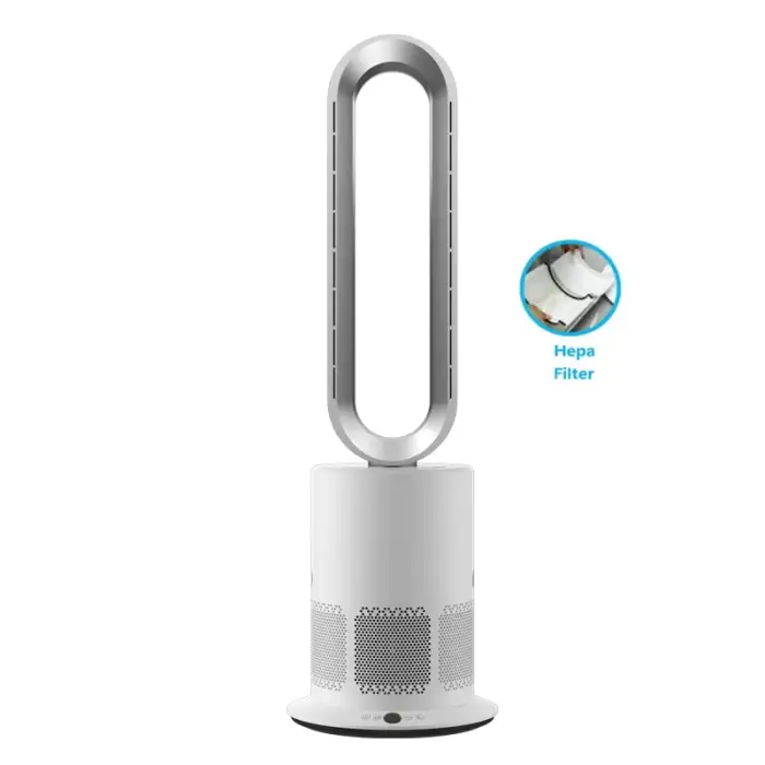 Household Bladeless Cooling and Purifier Portable Air Purifier HEPA 13 Personal Air Purifier