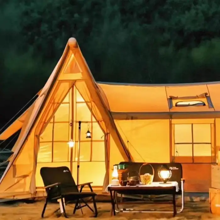 Fully Automatic Glamping Cabin Air Outdoor Family Camping Tent