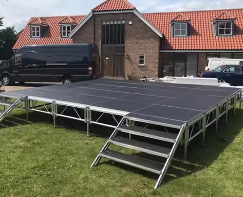 Concert/Event Used 4*4ft, 4*8ft Stage Platform Skidproof Plywood Portable Stage Platform