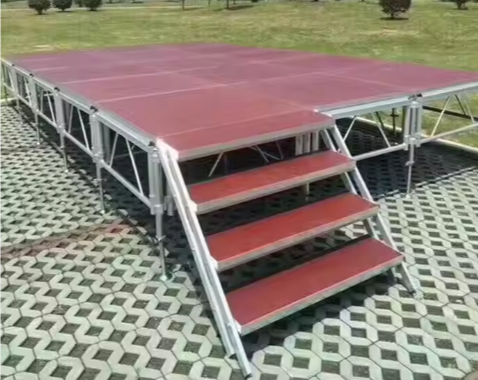 1.22m X 1.22m Adjustable Outdoor Dance Concert Mobile Portable Aluminum Event Stage Platform