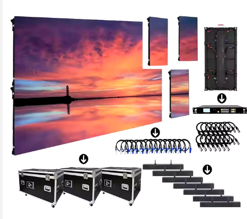 P3.91 Outdoor Led Display Screen Waterproof Stage Rental Led Display Screen For Concert