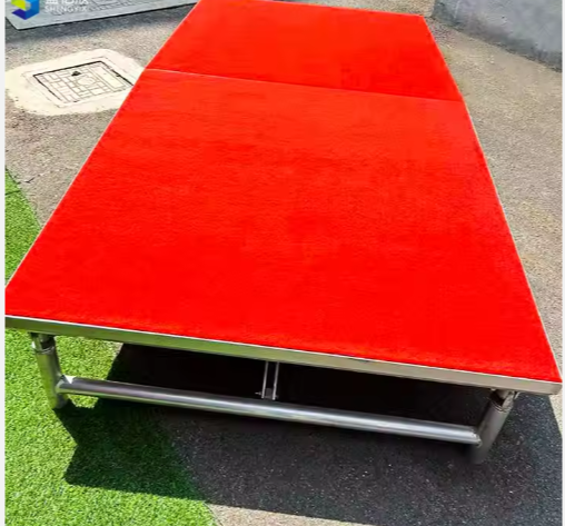 1.22*2.44m 0.4m Regular Non-Slip Folding Portable Stage For Music Concerts