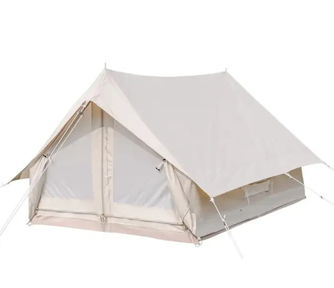 5M 2 Door 4-6 People Waterproof Canvas Bell Tents Camping Outdoor Cotton Camp Marquee Belle Tent