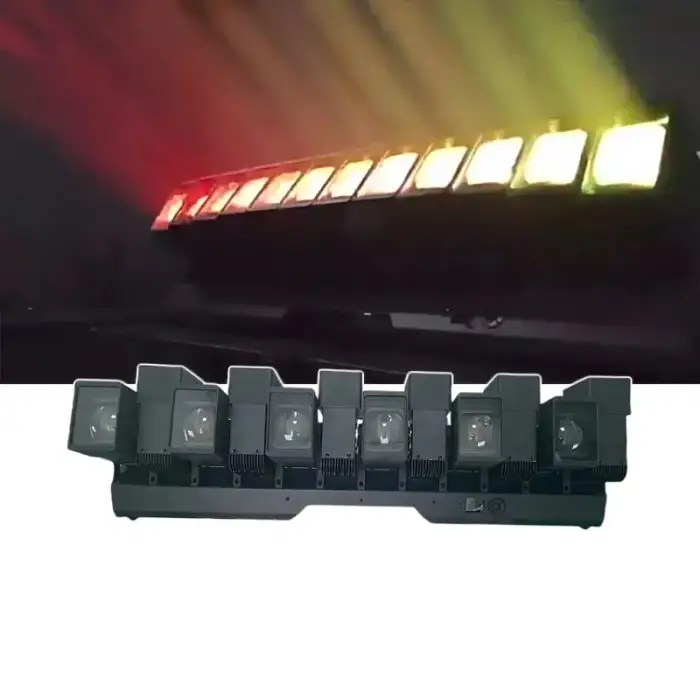 AOPU 12*60W Wave LED Bar Light With Beam Moving Head Flash Dye Focus Can Be Controlled By Single Point For Disco DJ Club