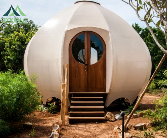 Outdoor Unique Glamping Safari Accommodation Cocoon House Family Cocoon Tent