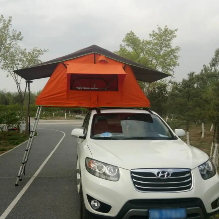 4 Persons Camping Pop Up Smart Skyview Car Used Roof Top Tent on Car