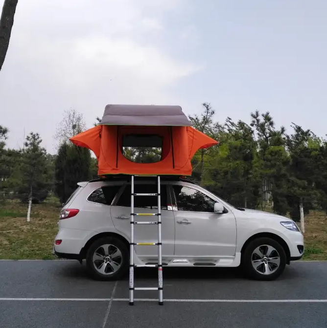 4 Persons Camping Pop Up Smart Skyview Car Used Roof Top Tent on Car