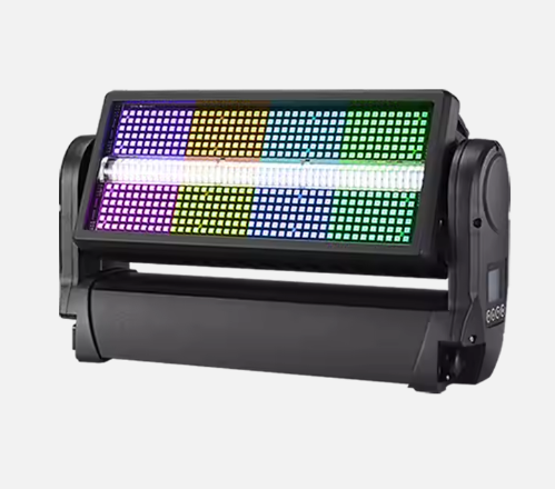 AOPU 1000W RGB 3-in-1 Waterproof LED Strobe Stage Light Moving Head Wash Light For Wedding Night Club