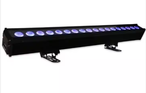 IP65 DMX LED Bar 18x10W RGBW 4-in-1 LED Wall Washer Light DMX 6 Sections Control