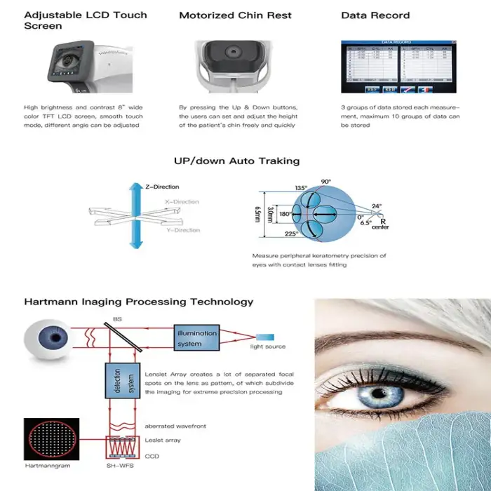Optometry Instruments Auto Refractometer With Keratometer