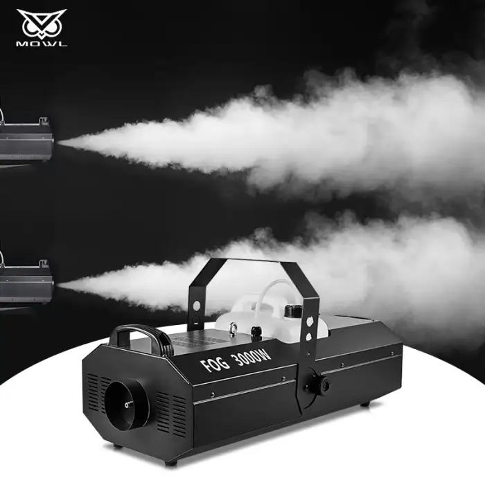 MOWL Remote Controlled Stage Effect Equipment 3000W DMX Smoke Fog Machine for Dj Disco Bar Party KTV Churches