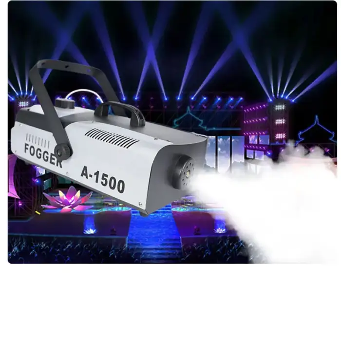 Professional 1500W Portable Smoke Machine with Wireless Remote Control Fogging Machine for stage Effect show Wedding