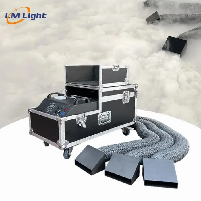 Nimbus 3000W/4000W Three Head Water Base Low Fog Machine For Wedding Party Stage Events Low Lying Smoke Machine