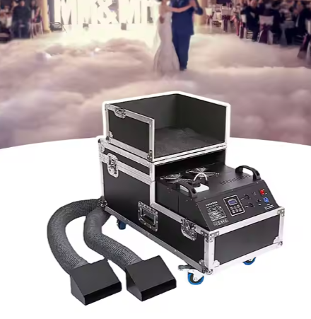 Marslite 2000W 3000W Low Lying Fog Machine Water Base Dual Output Ground Smoke Machine For Wedding Stage Event Party