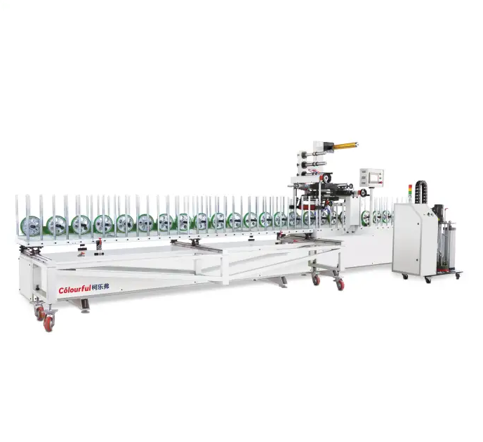 Aluminium PVC WPC uPVC Profile Foil Laminating Machine for Windows