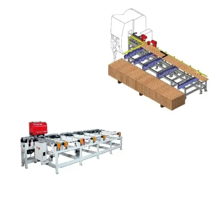 Auto Timber Unloading Feeder New Wood Wrapping Machines for Furniture Factories with Reliable Motor Component