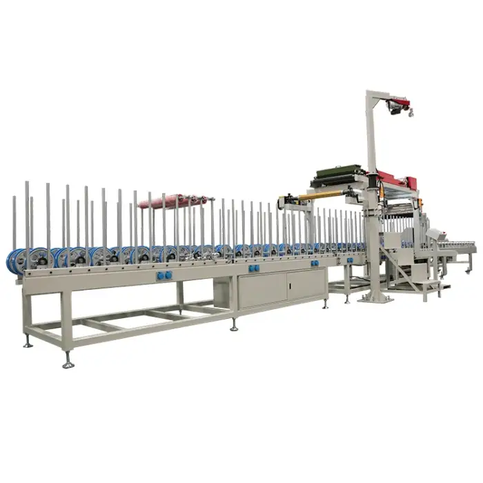 PVAC Glue PVC Foil Profiles MDF Particle Boards Line Wrapping Production Line MDF Laminating Carpentry Machine