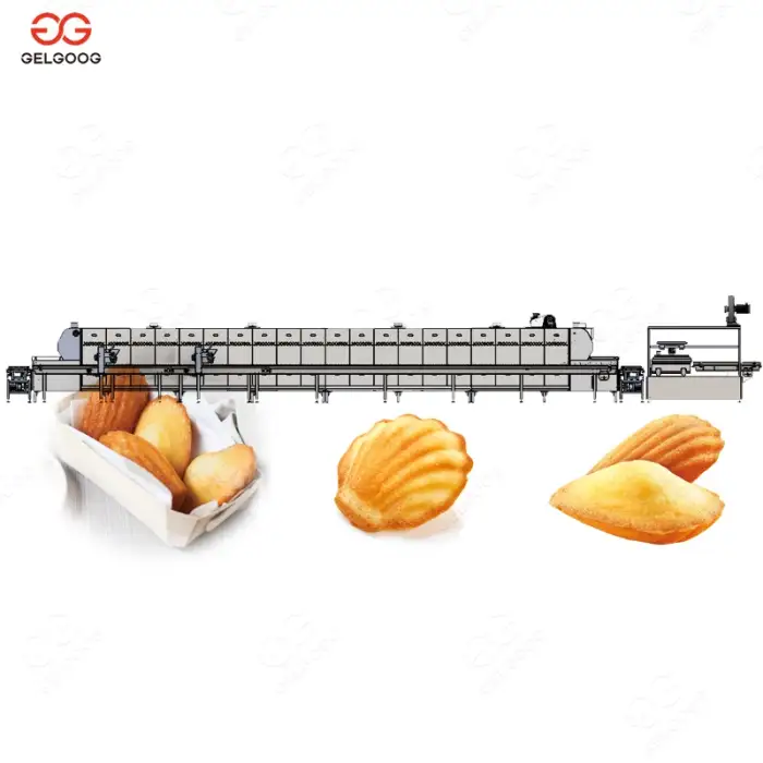 Full Automatic Cake Production Line French Sponge Cake Making Machine