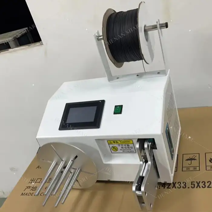 Plastic-Coated Cable Binding Automatic Bundle Machine Cable Winding Machine