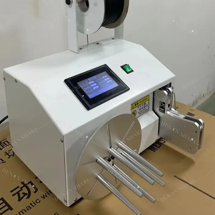 Plastic-Coated Cable Binding Automatic Bundle Machine Cable Winding Machine