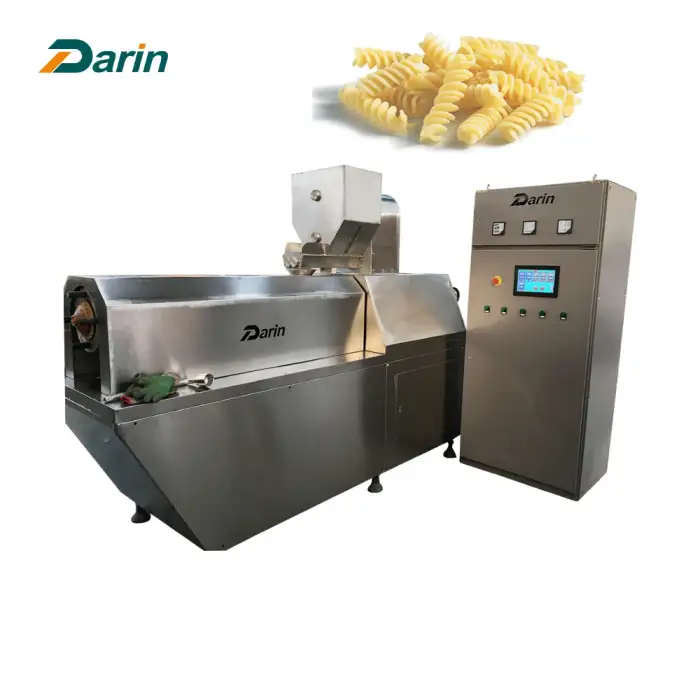 High Quality Macaroni Processing Line Electric Pasta And Macaroni Manufacturing Machine