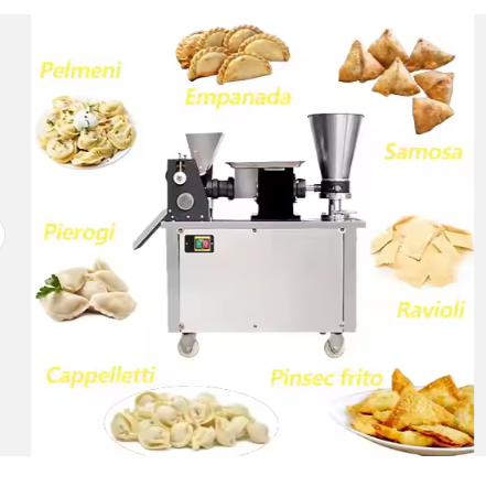 Mini Automatic Momo Somosa Ravioli Machine Big Empanada Spring Roll Dumpling Samosa Making Machine