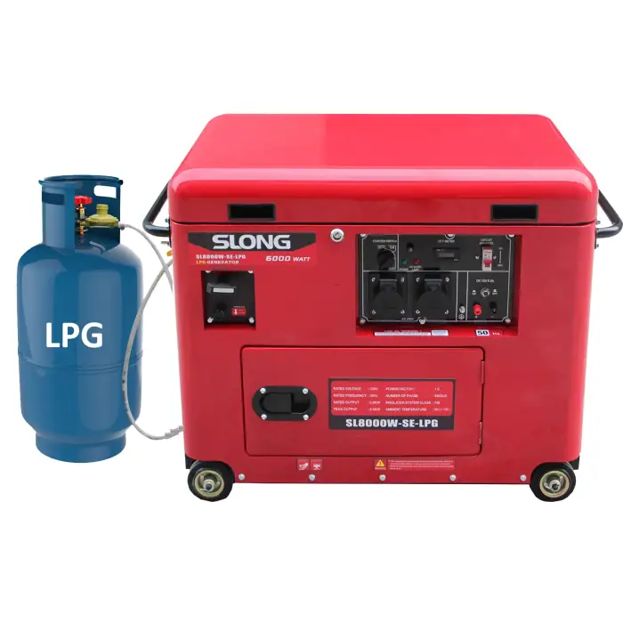 E.SLONG Natural Gas Or LP Gas Power Generator Set