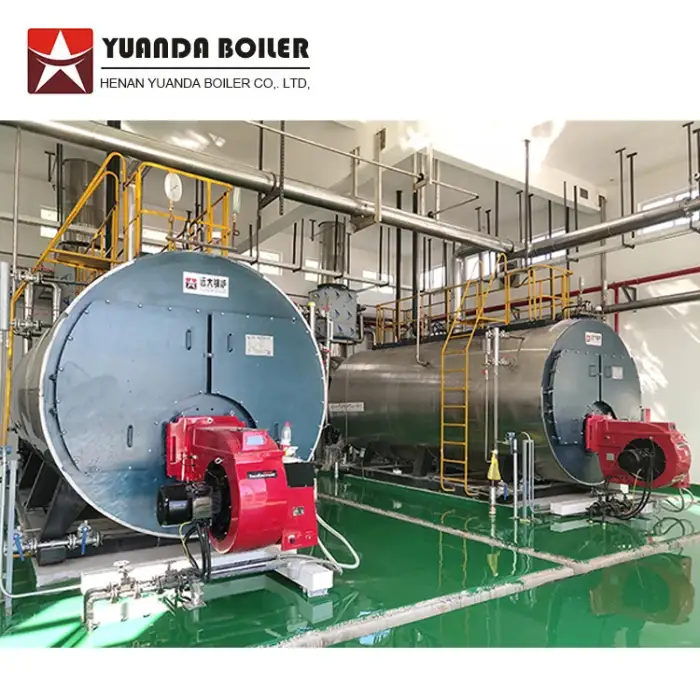 0.5 To 40 Ton LPG LNG CNG Biogas Heavy Bunker Fuel Oil Diesel Natural Gas Fired Industrial Steam Boiler