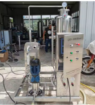 Small Scale Single Tank Carbonated Soft Drink CO2 Gas Mixer Machine