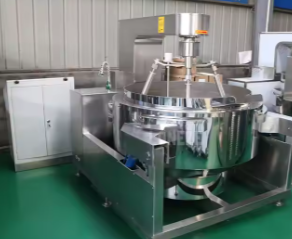 Economical Bean Nuts Ginger Garlic Curry Olive Paste Sauce Making Commercial Gas Industrial Cooking Machine Mixer