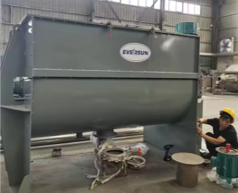 Industry Cement Powder Horizontal Blender Ribbon Mixer