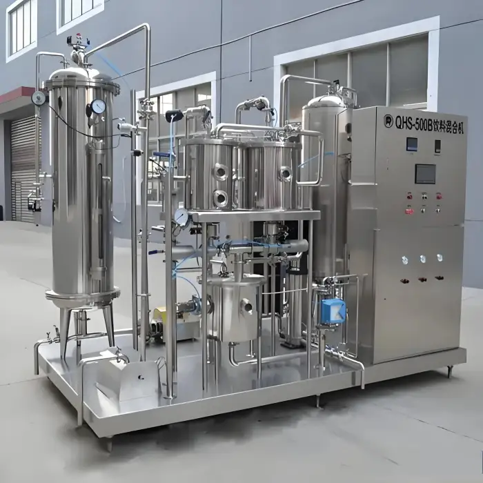 VBJX Commercial Gas CO2 Carbonator Mixer Tank Soda Carbonated Water Soft Drink Mixing Beverage Mix Machine