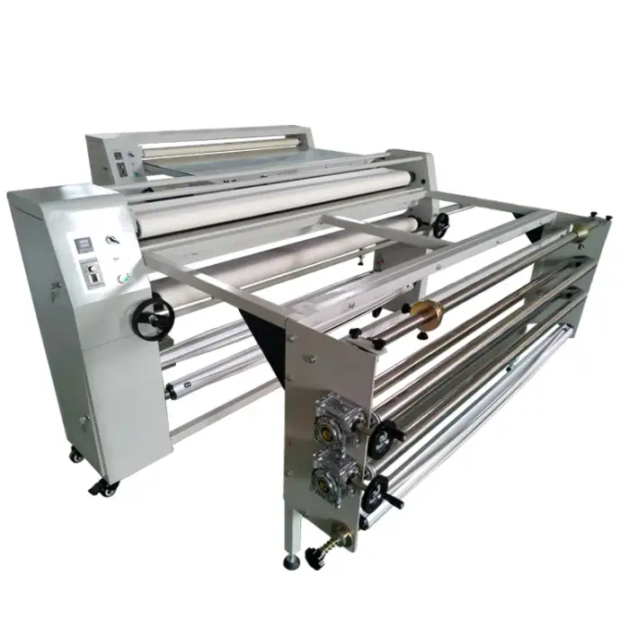 Roller Sublimation Fabric Textile Calender 1.6m Heat Press Heat Transfer Printing Machine